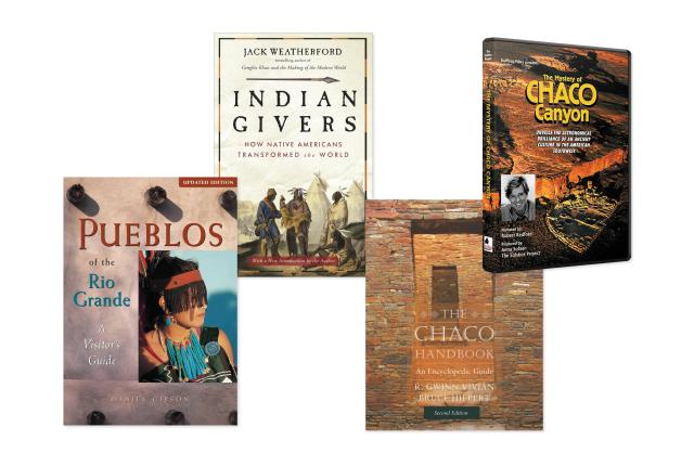 Recommended books about Chaco Canyon and Pueblo history selected by educator Jon Ghahate.