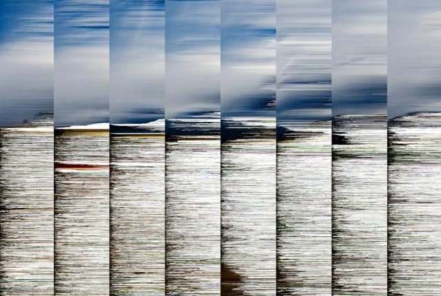 The Couse-Sharp Historic Site shows Bruce Katlin's "Eights."