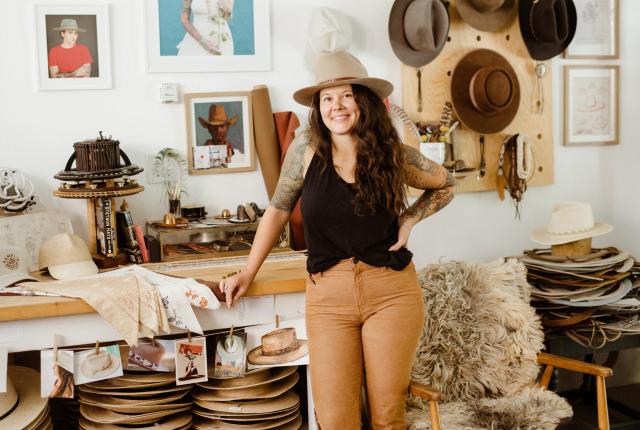 Sam Toney of Ramblin’ Rose Hat Co.