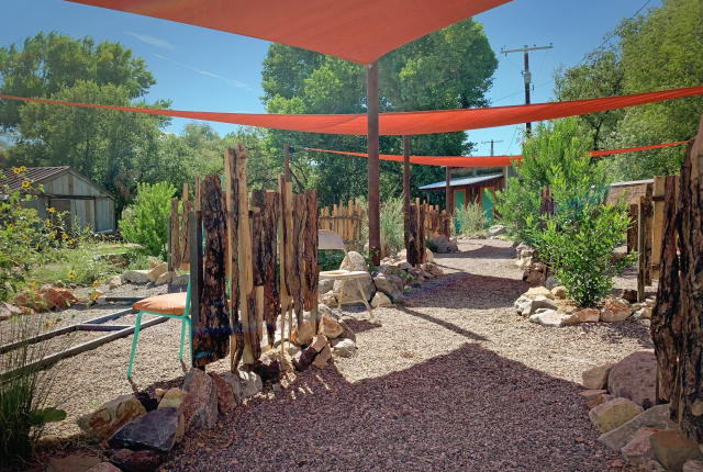 Twelve campsites are located on the Silver City Waterworks property.