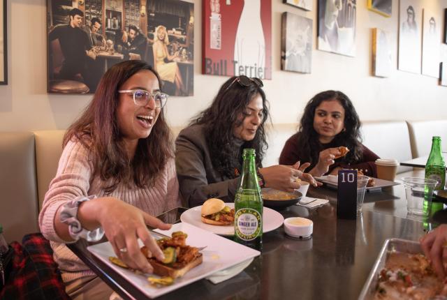 Diners get a little of everything.
