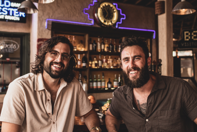 Dillon Nunn and Deret Roberts create an experience at Elephant Ranch that includes well-crafted cocktails, like the Brujita Sour, and a welcoming patio.