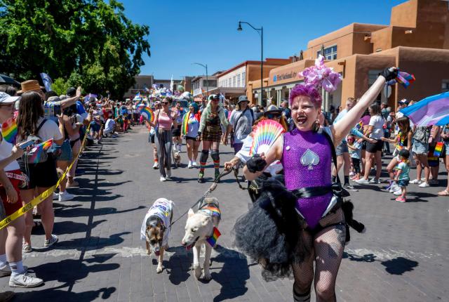 March in the Santa Fe Pride Parade on June 29.