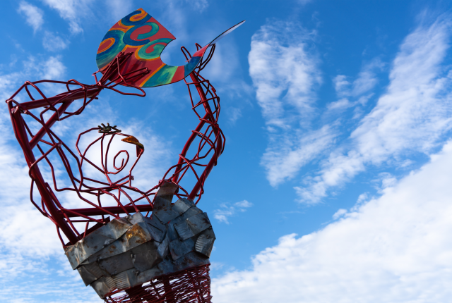 From sculptures to murals, public art is part of Farmington’s DNA.