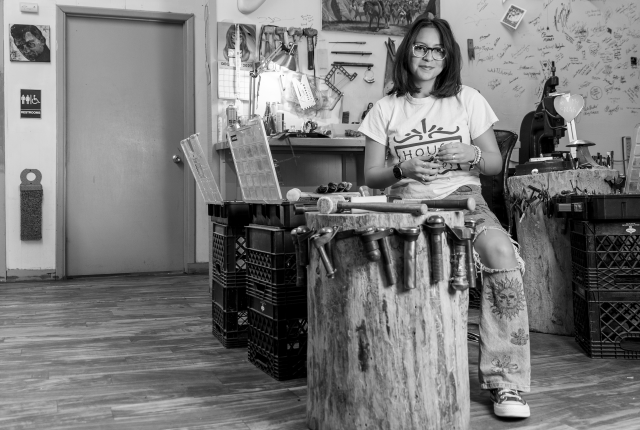 Gallup artist Mary Helen Brown crafts beautiful jewelry inspired by Navajo traditions.