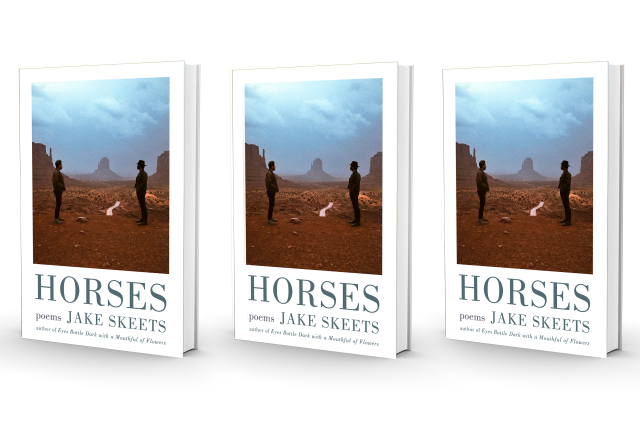 Cover of "Horses" by Navajo Nation poet Jake Skeets.
