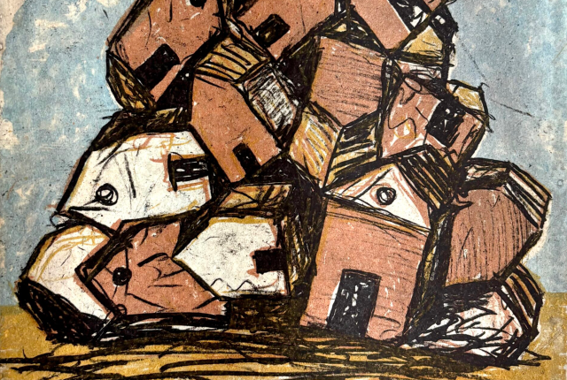 Matt Eaton's first solo exhibition at the Ray Drew Gallery features a dozen of Eaton's pieces.