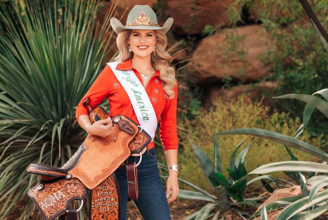 Emma Cameron is only the third New Mexican to wear the crown of Miss Rodeo America since 1963.