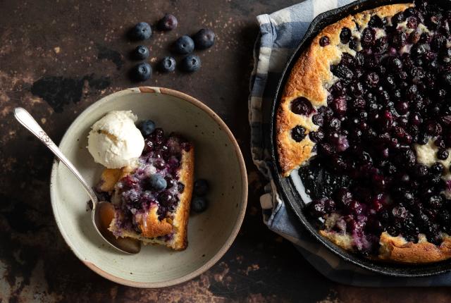 Gracie Jo’s  Blueberry Cobbler
