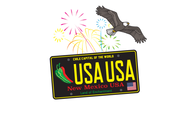 New Mexico is the only state to specify "USA" on its license plate.