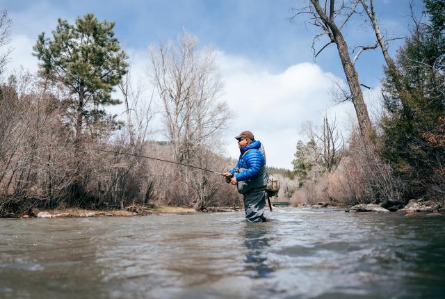 Guide Ivan Valdez knows how to find—and catch—trout on the Pecos River.
