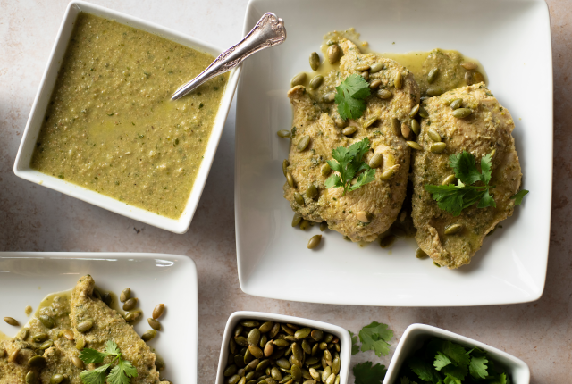 Pumpkin Seed Mole with Cumin-Scented Chicken