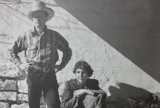 A 1944 portrait of Peter Hurd and Henriette Wyeth Hurd at Sentinel Ranch, in San Patricio.