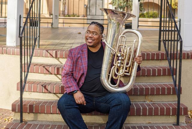 Tuba Professor Richard Antoine White