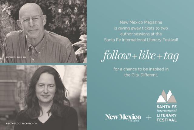 Enter the Santa Fe International Literary Festival giveaway.