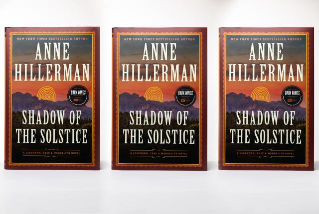 Book cover for Anne Hillerman's Shadow of the Solstice.