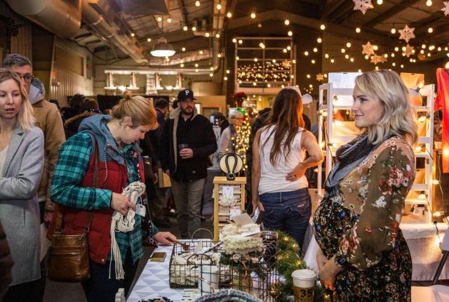 60 vendors take over the Santa Fe Farmers' Market Pavilion for the 8th annual String of Lights Market.