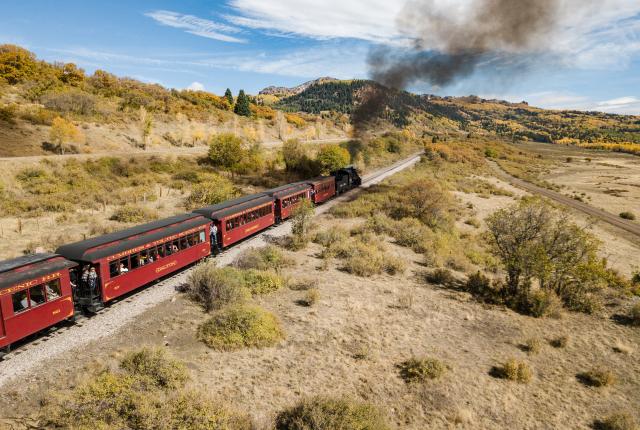 The Cumbres & Toltec Scenic Railroad has five operating steam locomotives, including the oil-burning No. 489.