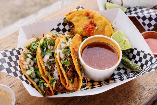 Fusion Taco’s quesabirria tacos can be found at the expanding roster of locations.