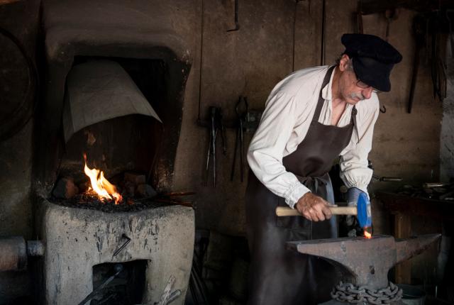 Trained reenactors live the history of El Rancho de las Golondrinas.
