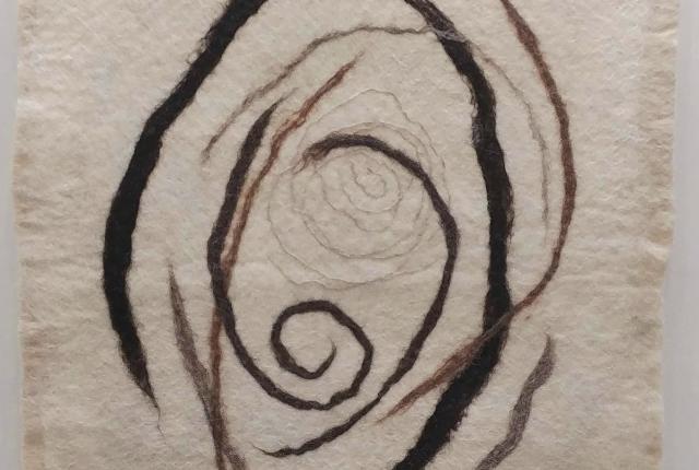 "Galaxy" Navajo-Churro Wool Art Felts.