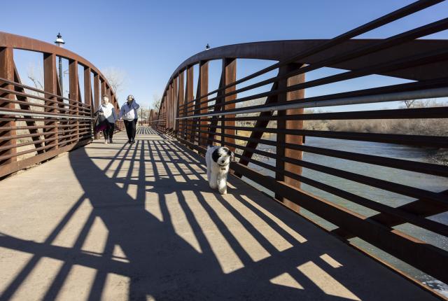 The Animas River Trail is pet friendly.