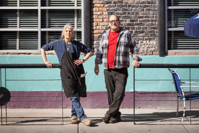 Lindy’s Diner’s Dawn and Steve Vatoseow.