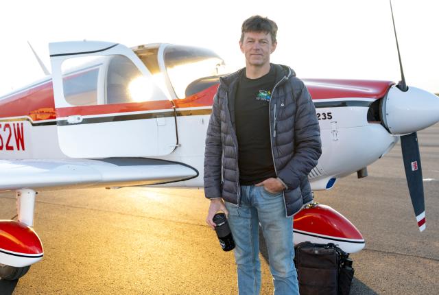 Michael McCann, a commercial airline pilot, was driven to establish Fly Taos Sky, a not-for-profit flight school and tour operator, after the tragic suicides of three Taos teenagers.