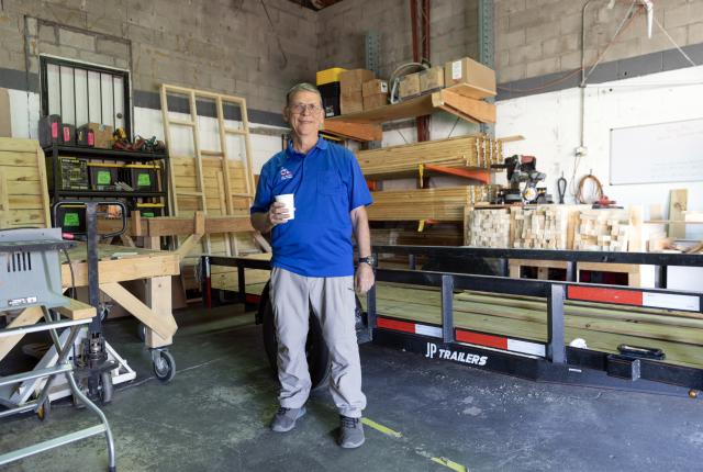 Greg Hallstrom leads the New Mexico Ramp Project, a nonprofit that builds free ramps for people with mobility issues.