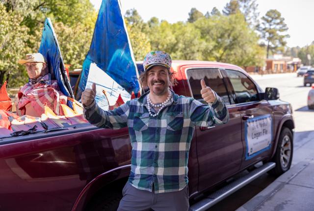Logan Fleharty, co-owner of Scorpion Tattoos, was a beacon of hope during Ruidoso's devastating wildfires.