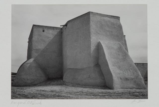 Ansel Adams, "Church, Ranchos de Taos, New Mexico"