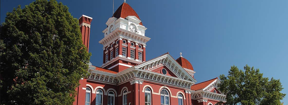 Historic Lake County Courthouse in Crown Point, Indiana