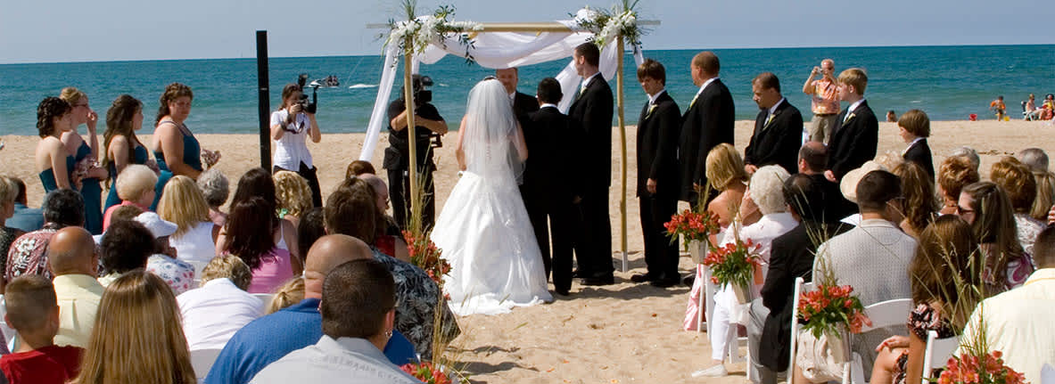 Northwest Indiana Beach Weddings Ceremonies Along Lake Michigan