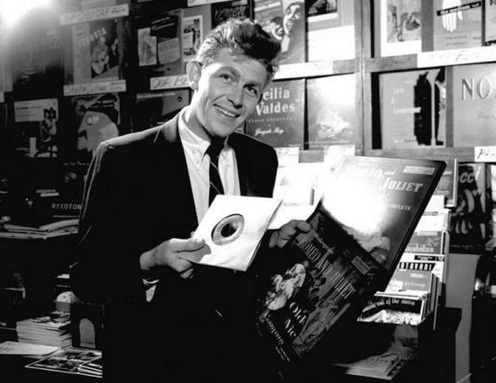 Andy Griffith in a Record Shop