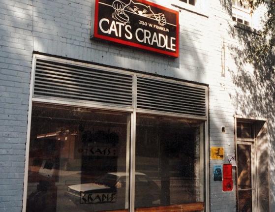 Sign for Music Venue, Cat's Cradle