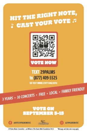 Levitt AMP Grant Vote 29 Palms