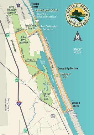 The Loop - a map of the Ormond Scenic Loop and Trail