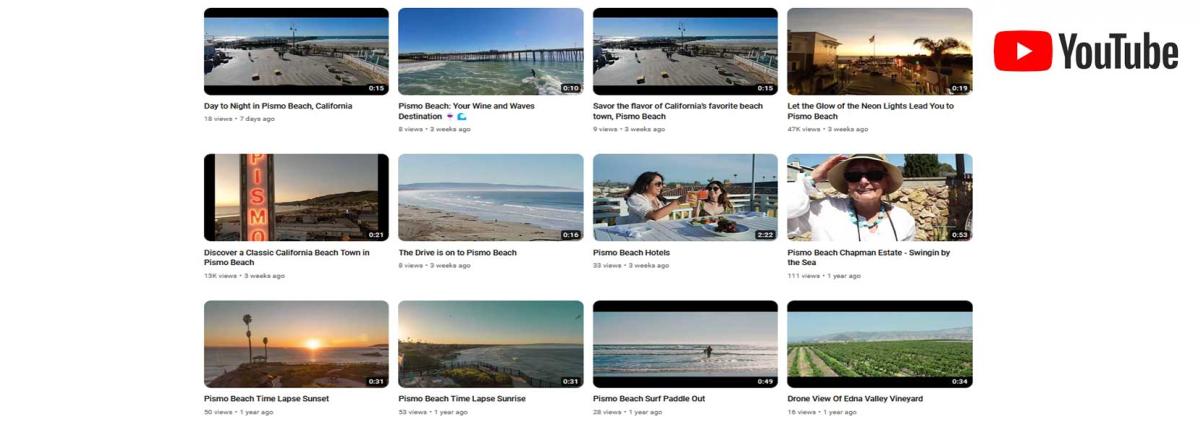 Pismo Beach on YouTube