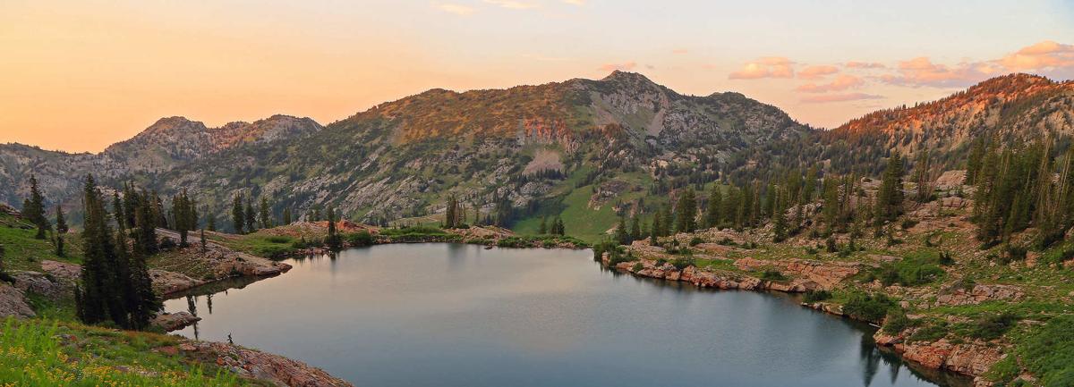 Cecret Lake up Big Cottonwood Canyon in Utah