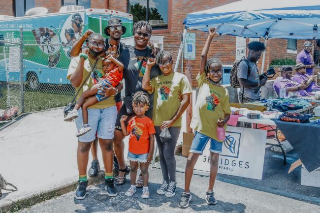 Family at Bethlehem Center's Juneteenth Jubilee