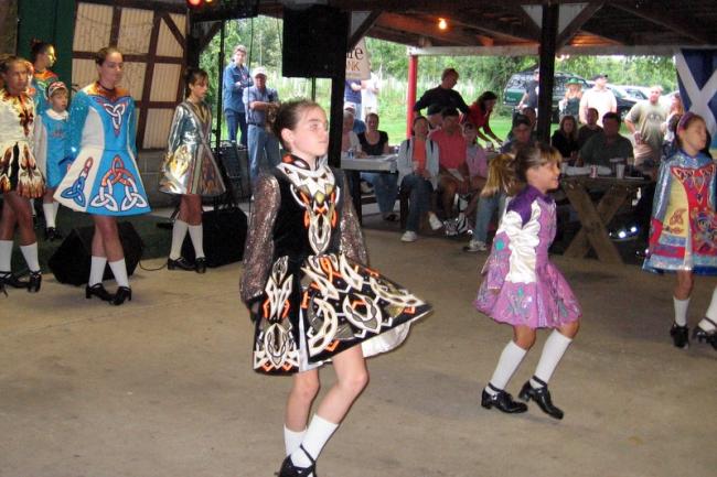 Irish step dancing at the Berks Celtic Festival