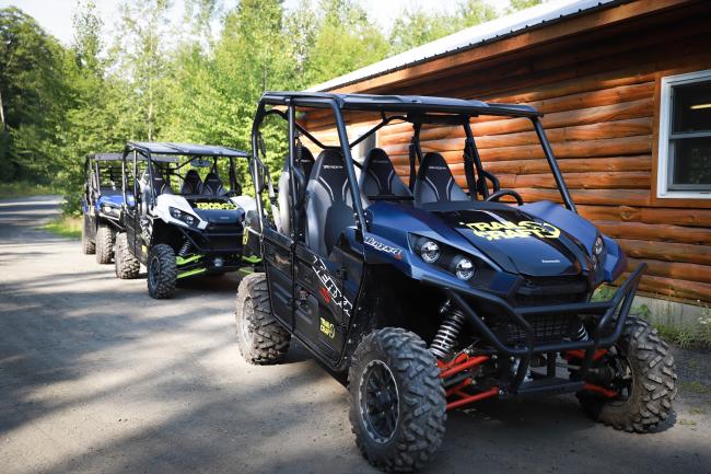 TrailCraft UTVs Parked Outside Main Building