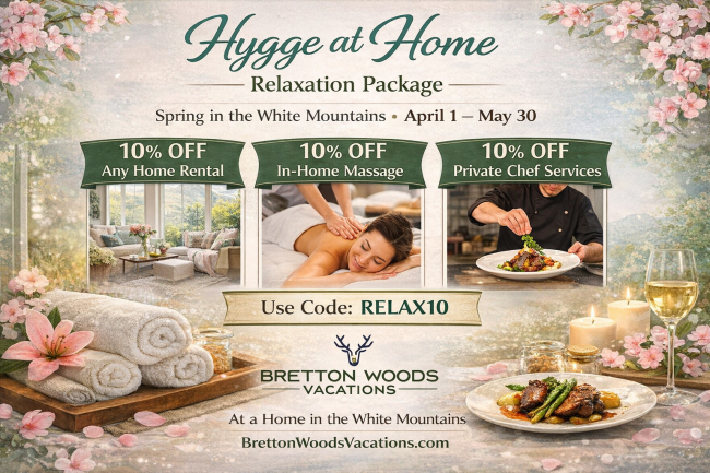 Bretton Woods Vacations Hygge at Home Promo Image
