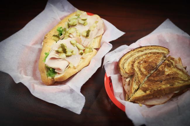 Fresh Tracks - Photo of Two Sandwiches on a Table