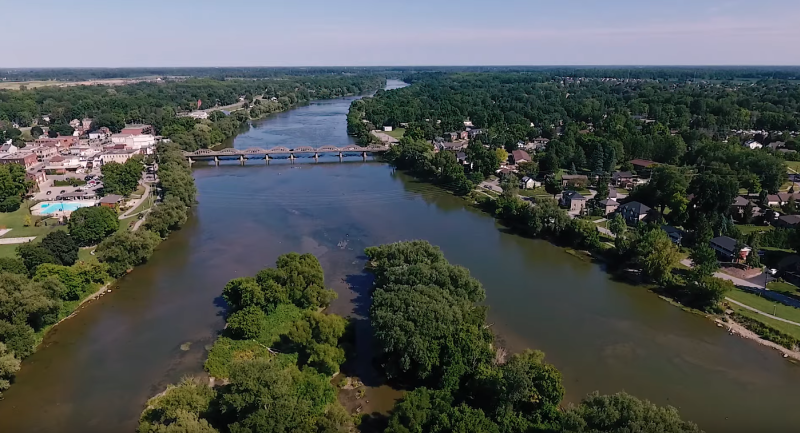 Caledonia Aerial river