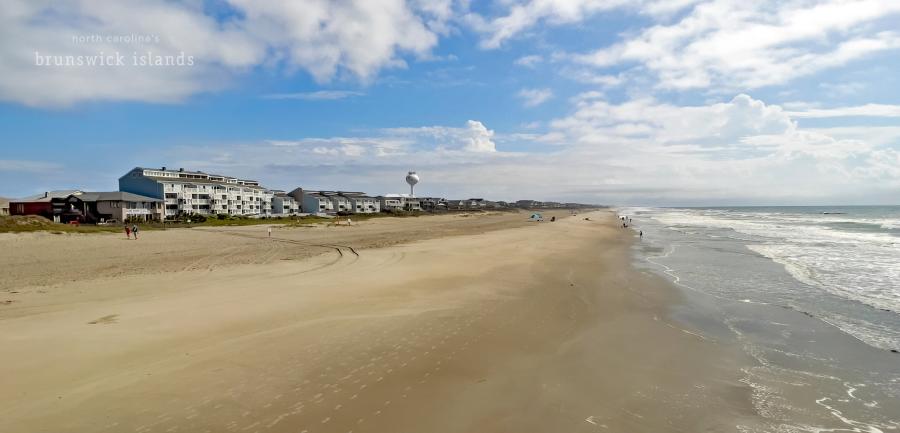 Ocean Isle Beach, NC, view towards land