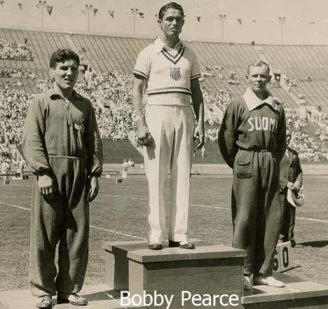 Robert Pearce on Medal Stand