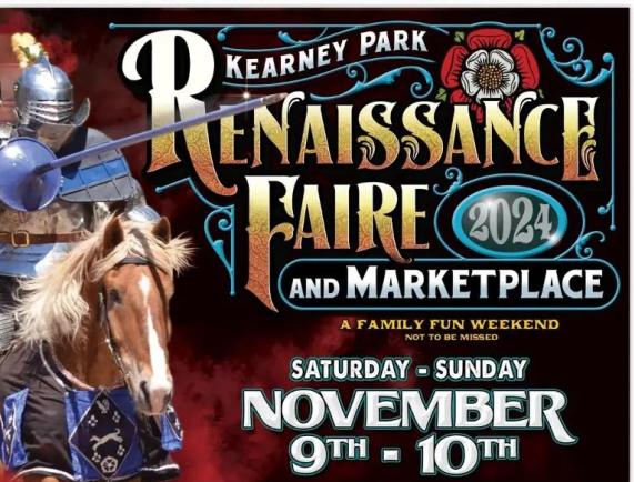 Renaissance faire 2024 flyer