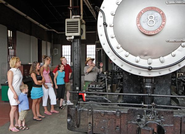Steamtown National Historic Site in Scranton, PA