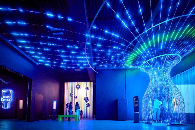 Inside one room of the Protoype Museum